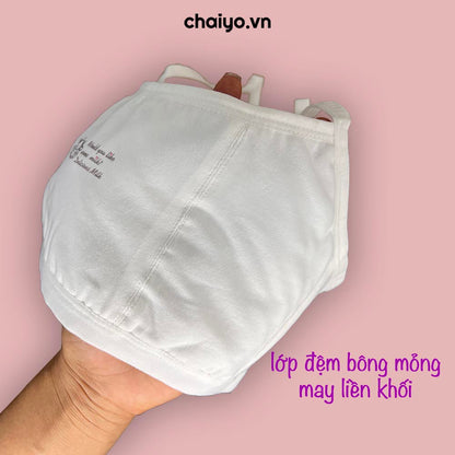Áo lót áo lá dậy thì cho bé 8-15 tuổi Organic cotton co giãn 4 chiều SPBRT03-Aircool-chaiyo.vn