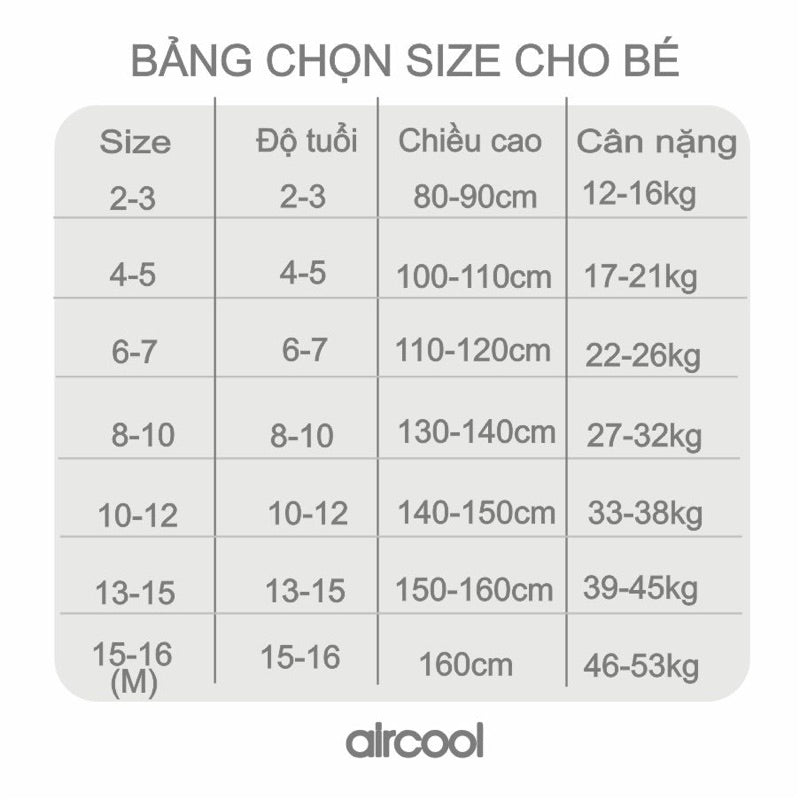 Quần lót dạng đùi cho bé gái 2-12 tuổi Bamboo Cotton Set Combo 3 Cái-Aircool-chaiyo.vn