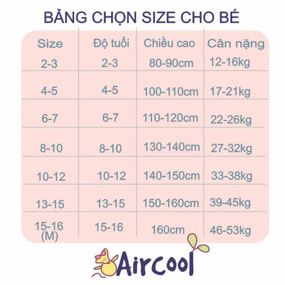 Quần lót đùi cho bé gái Combo 3 cái chất liệu Cotton cao cấp-Aircool-chaiyo.vn