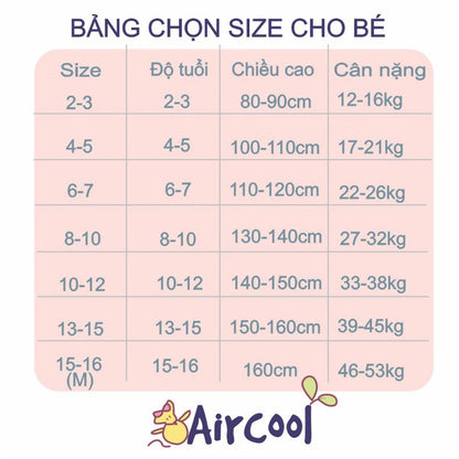 Quần lót dạng đùi cho bé họa tiết đáng yêu Set Combo 3 Cái-Aircool-chaiyo.vn