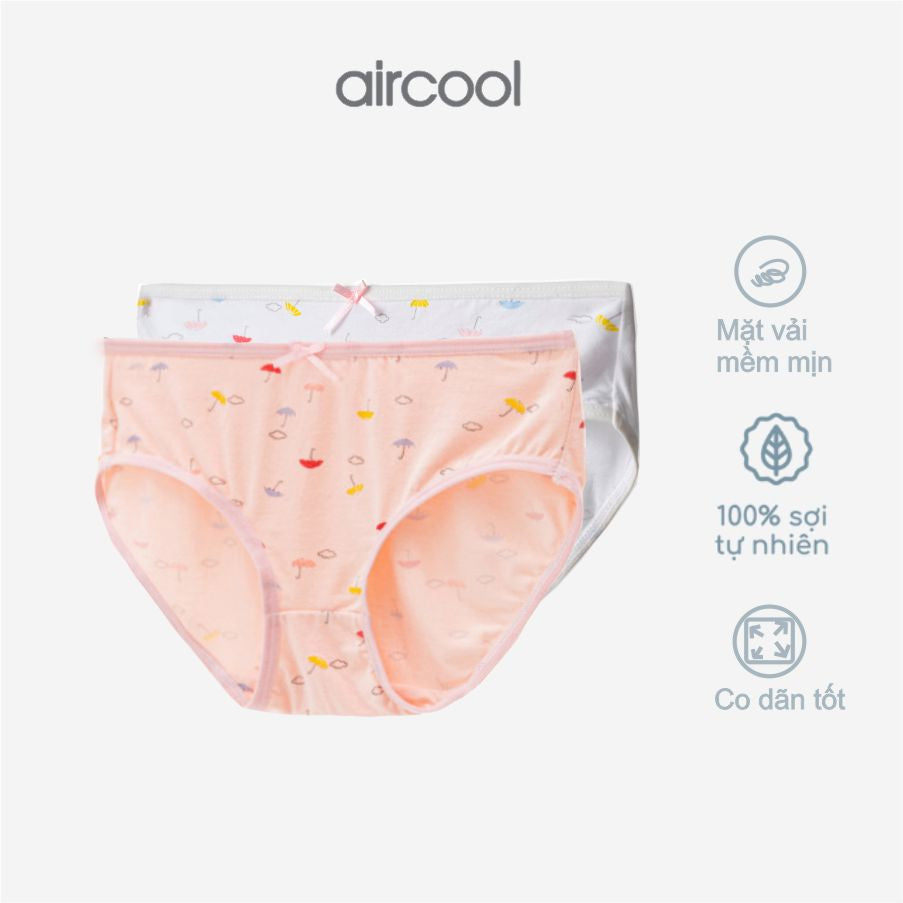 Quần lót cho bé 2 - 16 tuổi BAMBOO Cotton kháng khuẩn Set 2 cái S2QCBG01-Aircool-chaiyo.vn