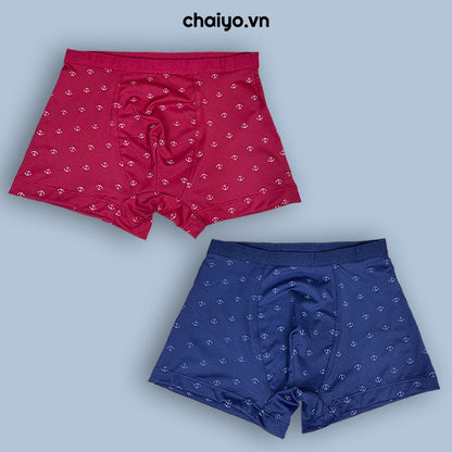 Quần boxer cho bé trai 2-16 tuổi họa tiết mỏ neo Set combo 2 cái