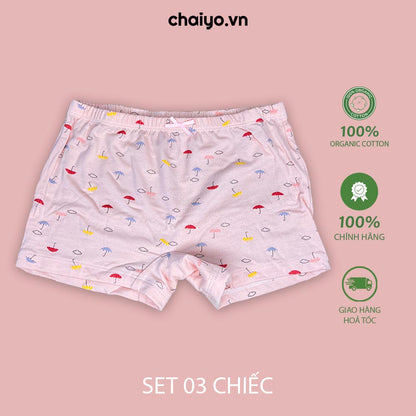 Quần lót cho bé gái dáng đùi chất liệu cotton cao cấp QLBGH01