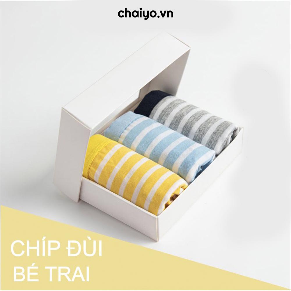 Quần lót boxer thể thao cho bé trai cotton cao cấp co giãn 4 chiều combo 3 cái