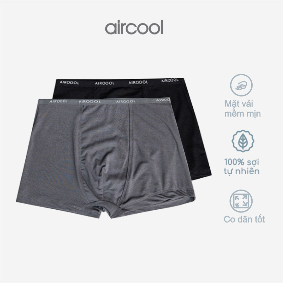 Quần lót đùi cho bé trai Cotton sợi tre kháng khuẩn Set 2 cái S2QLBT02-Aircool-chaiyo.vn